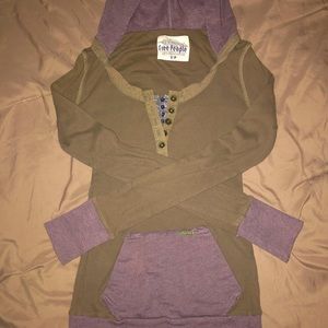 Free People Long Sleeve Hoodie